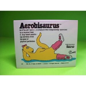 Aerobisaurus Cliff Galbraith Aerobics Female Dinosaur 1986 Display Saurus